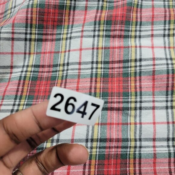 Polo Ralph Lauren Shirt Mens 2XL Colorful Button Down Plaid Blaire Long Sl Flaw* - Picture 10 of 10